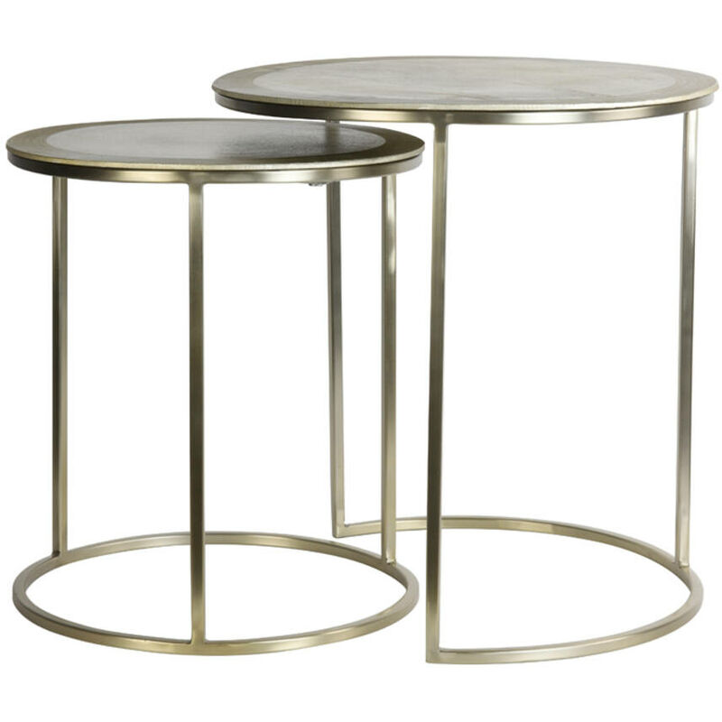 Light And Living - mesa auxiliar - oro - metal - 6706085 - Oro