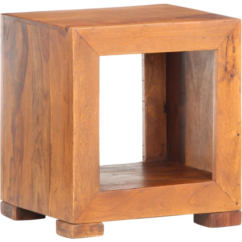 

Mesa auxiliar madera maciza de sheesham 37x29x40 cm