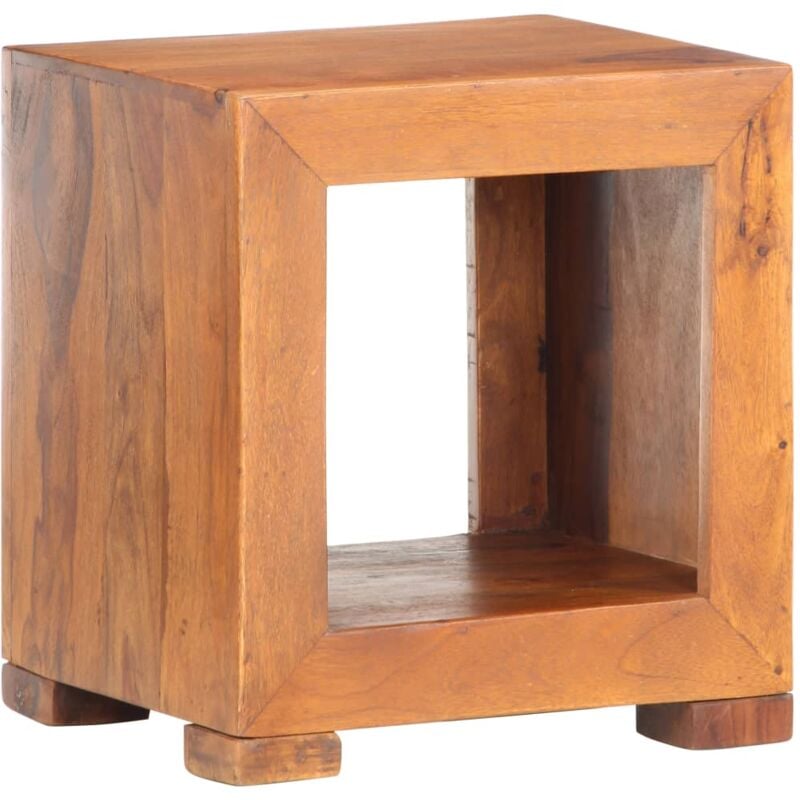 

vidaXL Mesa auxiliar madera maciza de sheesham 37x29x40 cm - Marrón