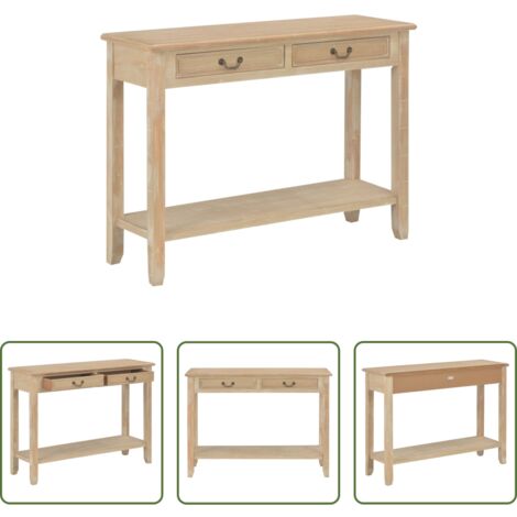 Mesa auxiliar -  Mesa consola de madera 110x35x80 cm