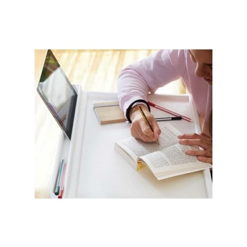 

Teletiendaoutlet - Mesa auxiliar Multiusos plegable con soporte para móvil o tablet