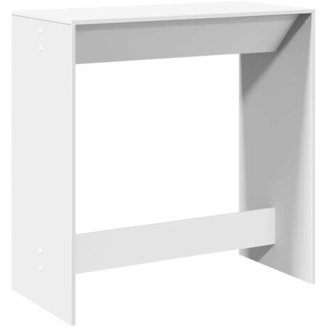 Mesa auxiliar multifuncional 102 x 50 x 103,5 cm madera de ingeniería blanca DEC036402