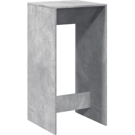 Mesa auxiliar multifuncional 51 x 50 x 103,5 cm madera de ingeniería gris DEC036463