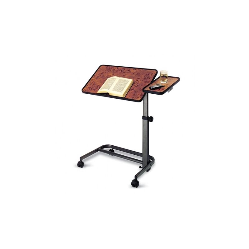 

Mesa auxiliar 2 en 1 | Regulable e inclinable | Color nogal