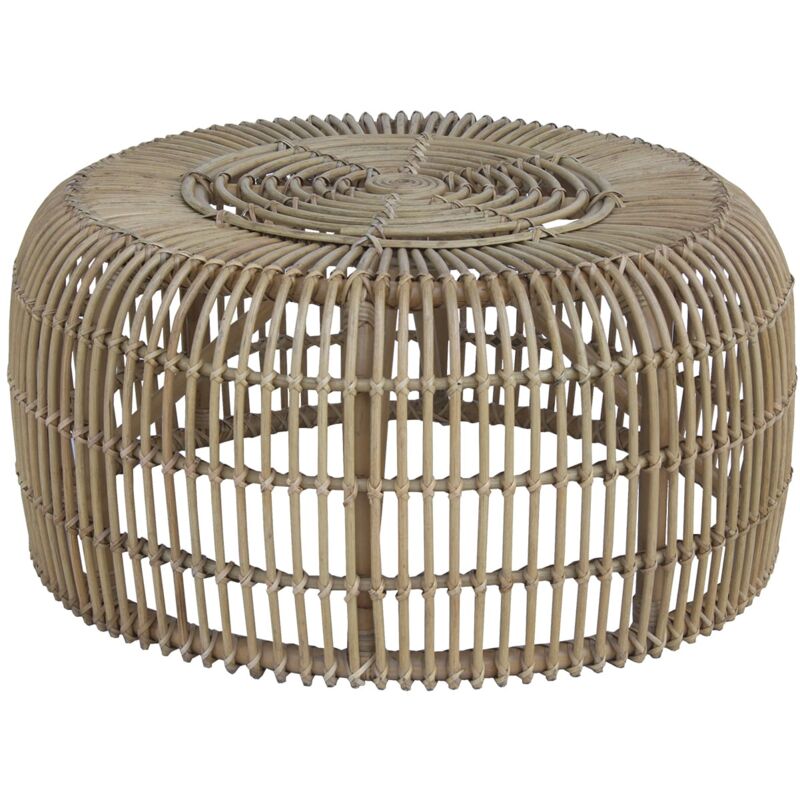 

Mesa Auxiliar Ratán Natural Chillvert Parma 83x40 cm Redonda