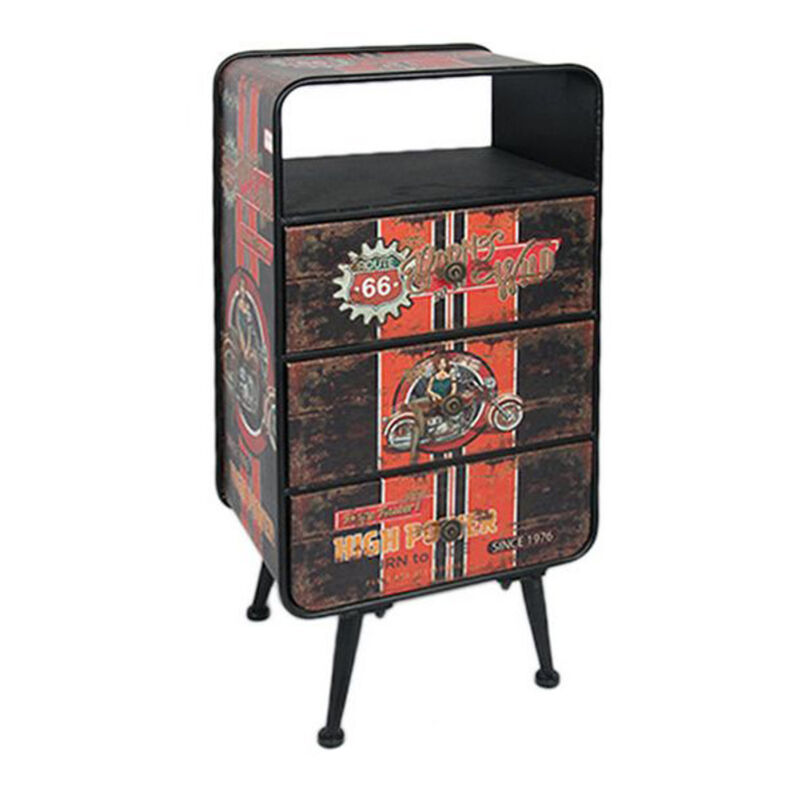 

Mesa Auxiliar Route 66 116893 Retro (81 X 40 x 30 cm)