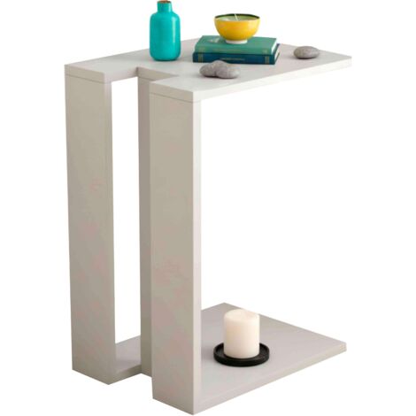 Mesa Auxiliar Tesauro Blanco 30x57x40cm Comedor