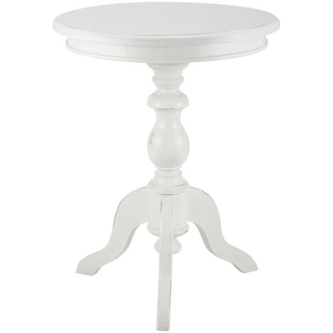 Mesa auxiliar Wiva 50 cm Blanco antiguo