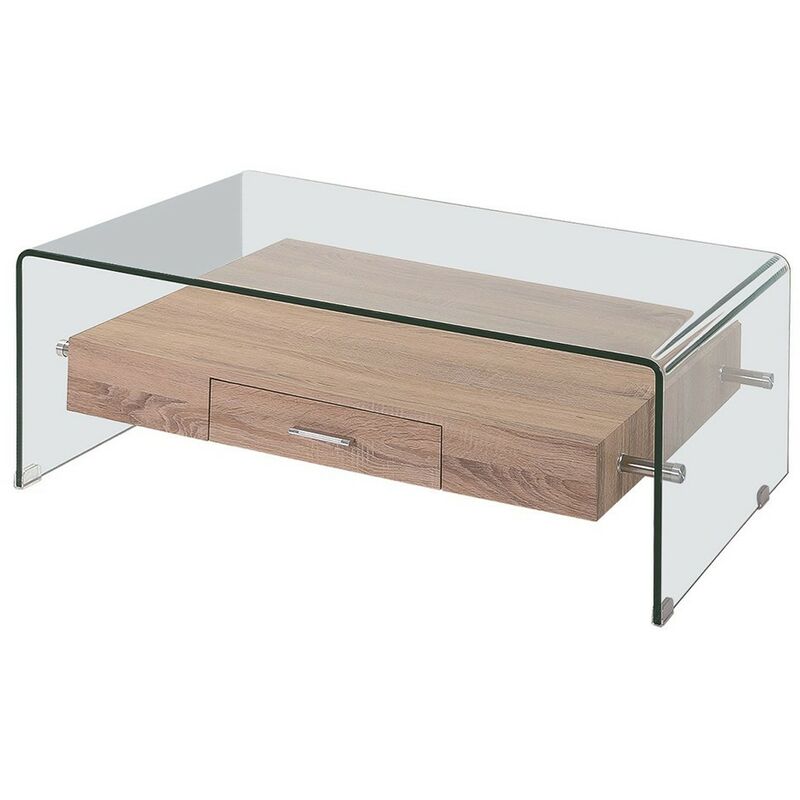 

Mesa MARILYN, baja, madera, cristal, 110x55 cms