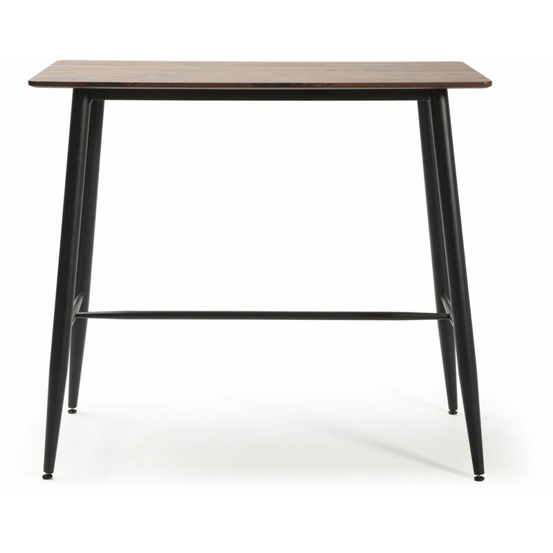 

BHD - MESA BAR LILA 120cm ROBLE PIE NEGRO