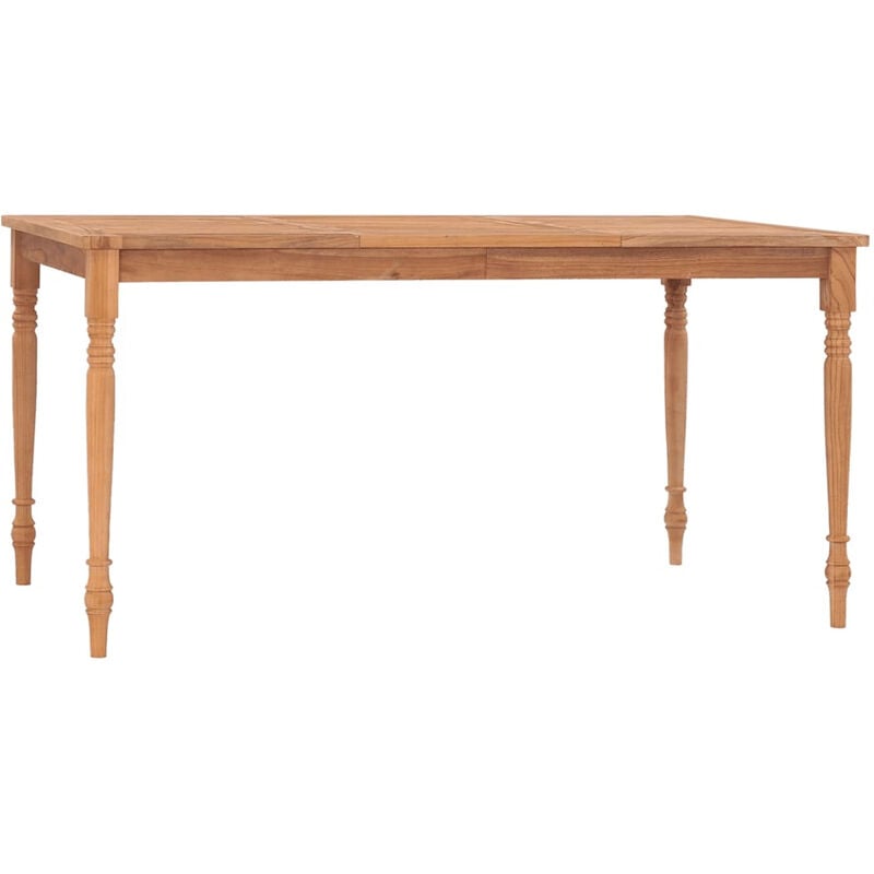 

Mesa Batavia de madera maciza de teca 150x90x75 cm