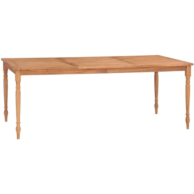

BHD - Mesa Batavia de madera maciza de teca 200x100x75 cm