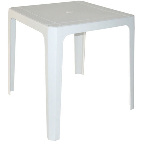 MESA BEACH BAR 70X70 CM. BLANCA-EHLIS-8411344595060