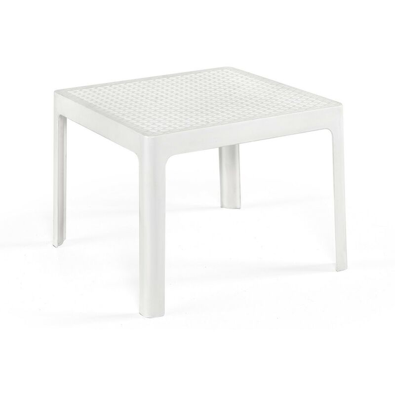 

BHD - Mesa BILL, baja, polipropileno blanco, 50 x 50 cms