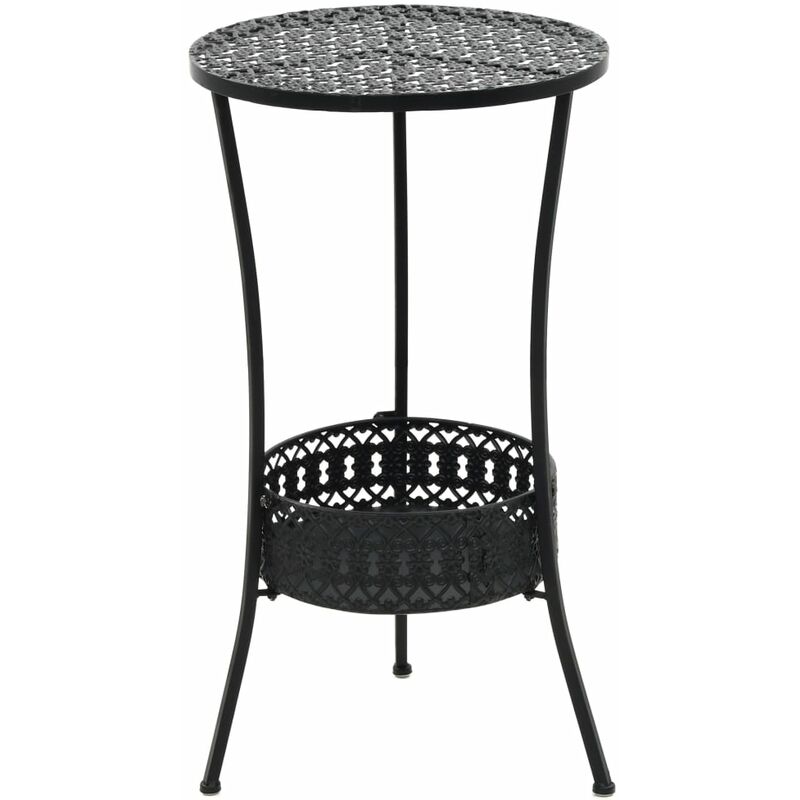 

Mesa bistró de metal negra 40x70 cm