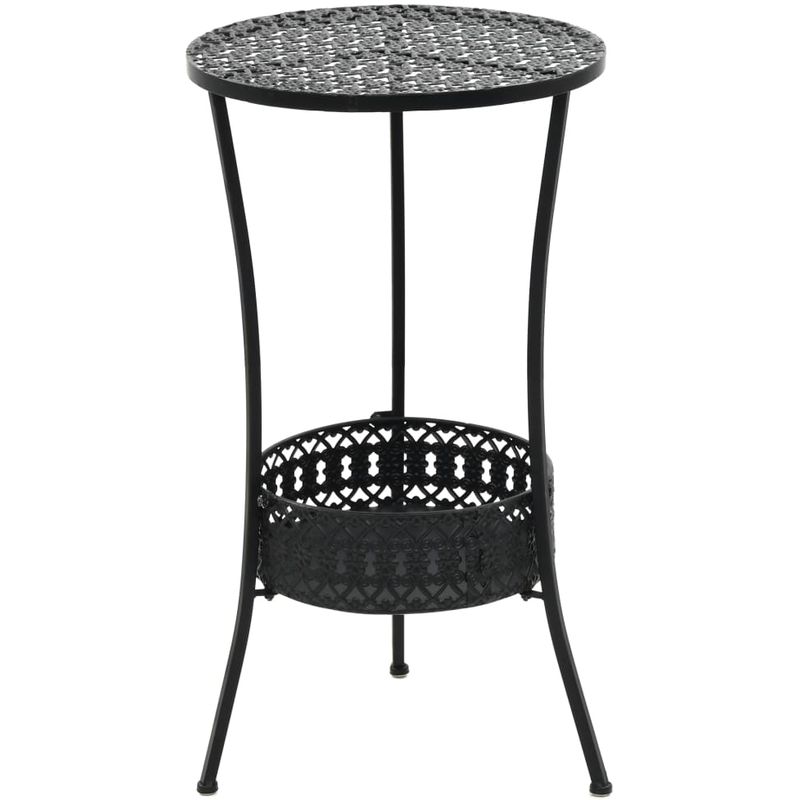 

Mesa bistro de metal negra 40x70 cm