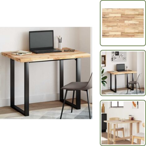 Mesa bistro - vidaXL Tablero de mesa rectangular madera maciza acacia 120x70x4 cm - Mesa auxiliar