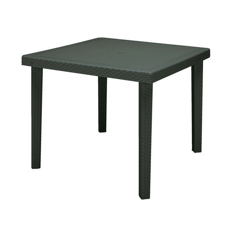 

Mesa BOH, polimerico antracita, 90x90 cms