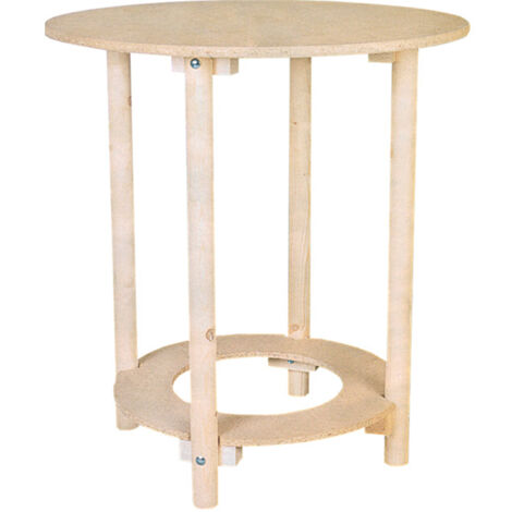 MESA CAMILLA CON TARIMA 80 CM