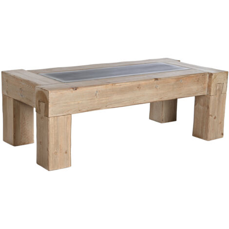 Mesa Centro Abeto Mdf 140X70X46 Natural