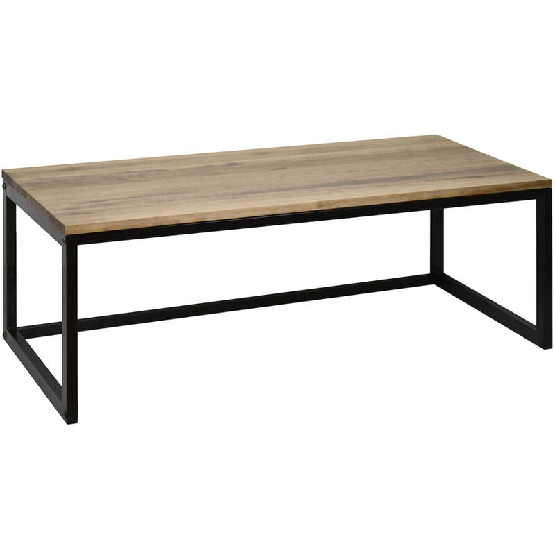 

Mesa Centro ECO Three Industrial Vintage – 45x100x40 cm. Negro.