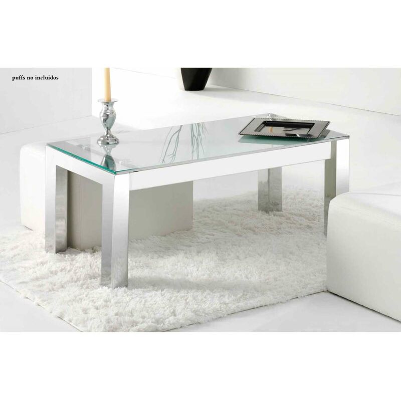 

Mesa centro elevable Universal estructura cromadas en varios acabados 44-57 cm(alto)112 cm(ancho)50 cm(largo) Color BLANCO
