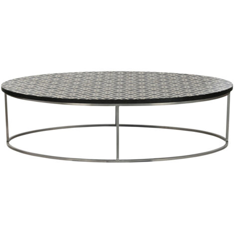 Mesa Centro Hueso 150X80X40 Taracea Hecho A Mano