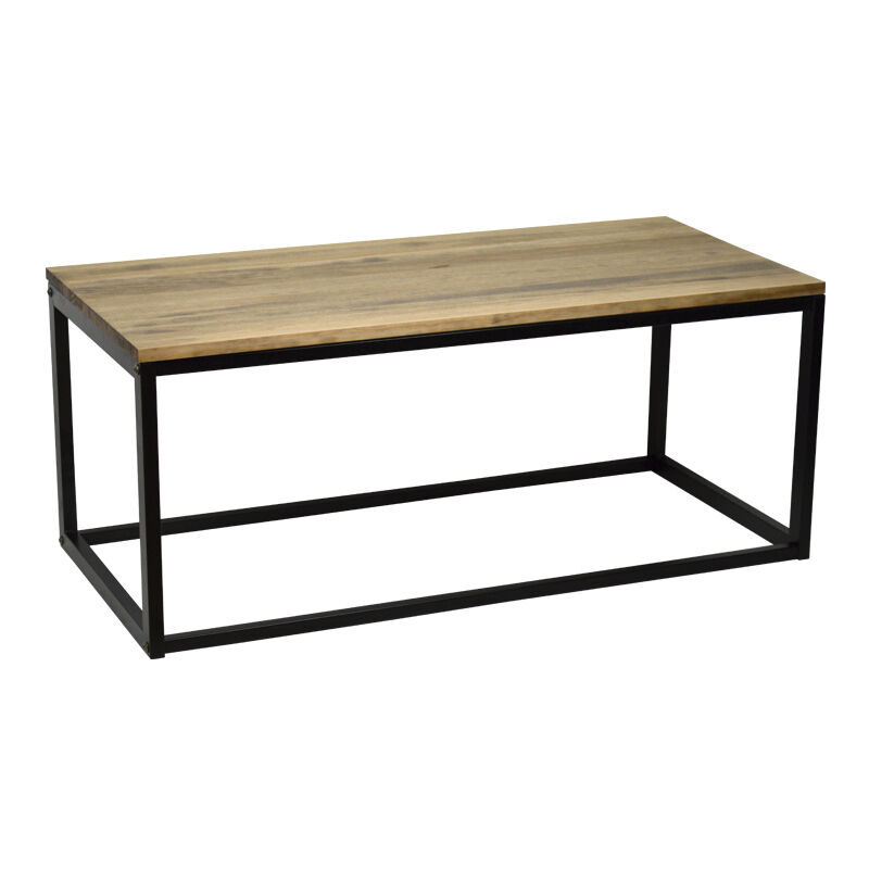 

Mesa Centro Icub Industrial Vintage – 45x120x40 cm. Negro.