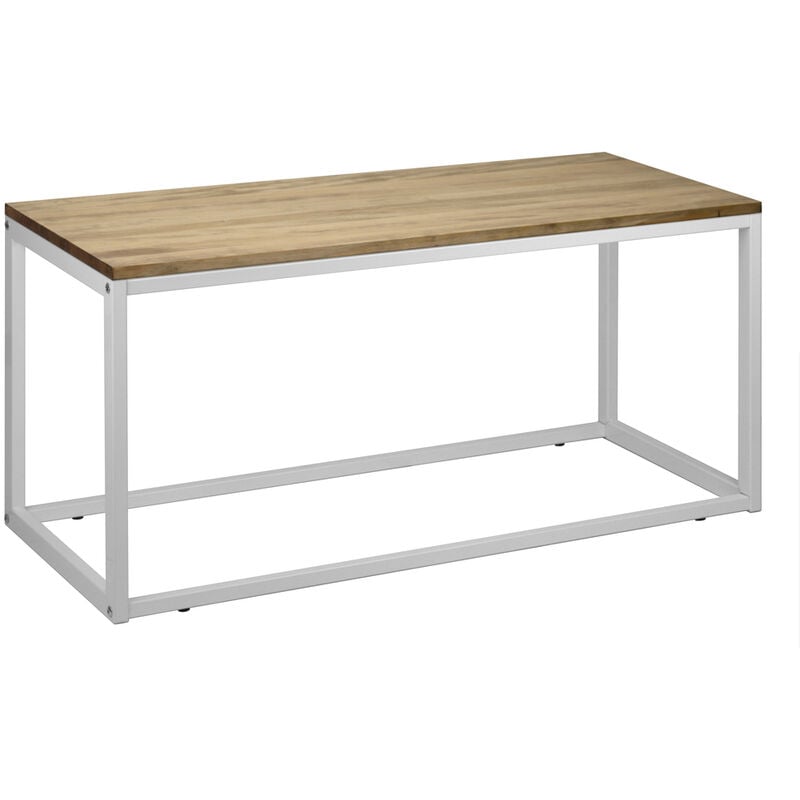 

Mesa Centro Icub Industrial Vintage – 45x70x40 cm. Blanco.