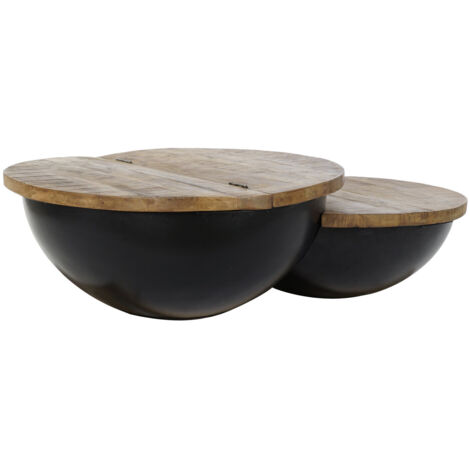 Mesa Centro Madera 114X76X33 Mesa Cafe Madera Meta