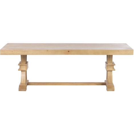 Mesa Centro Madera Maciza Mango 150X70X50 Natural