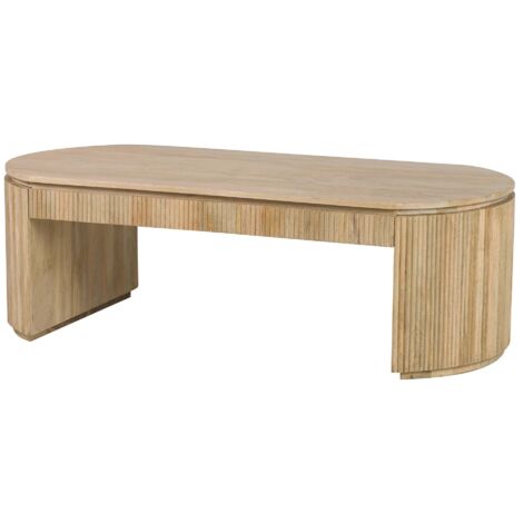 Mesa Centro Madera Mango Marron Myra 140X70X45 Cm