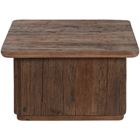 Mesa Centro Madera Reciclada 70X70X39 Marron