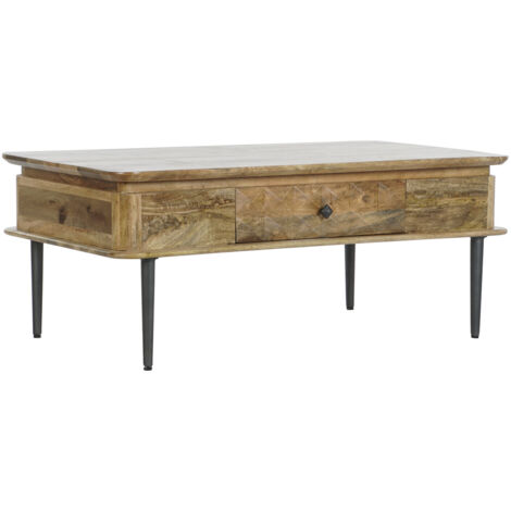 Mesa Centro Mango Metal 116X60X46 Natural MB206310
