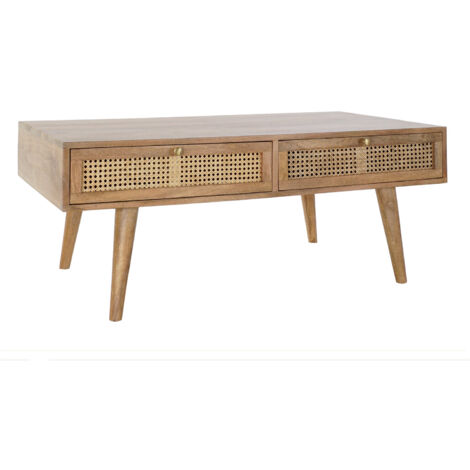 Mesa Centro Mango Ratan 115X60X46 Rejilla Natural