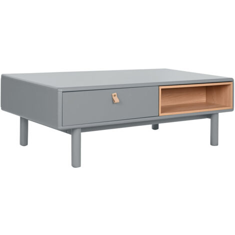 Mesa Centro Mdf Pu 120X60X40 Gris