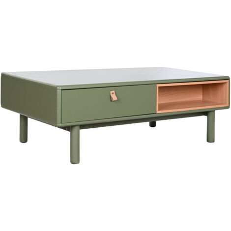 Mesa Centro Mdf Pu 120X60X40 Verde