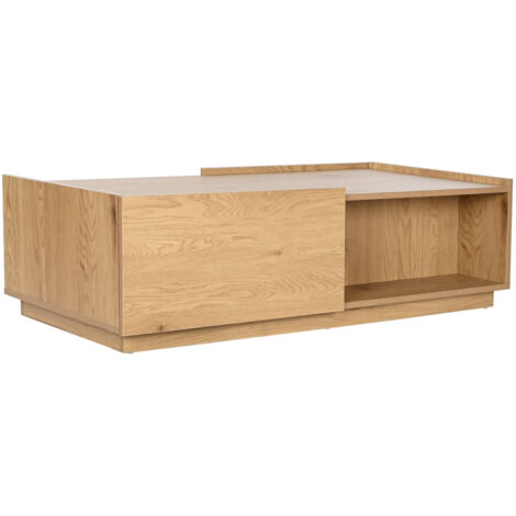 Mesa Centro Mdf Roble 120X60X35 Natural
