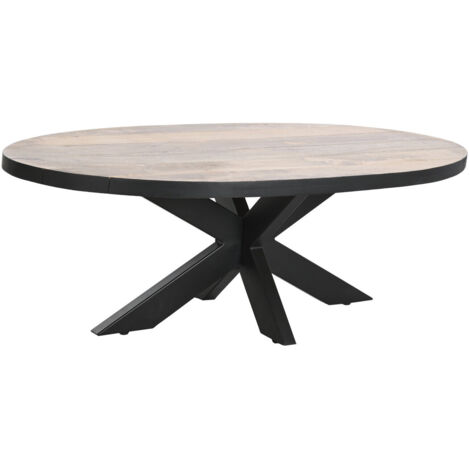 Mesa Centro Metal Mango 130X70X45 Natural MB205960