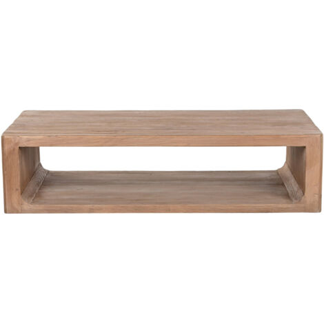 Mesa Centro Olmo Macizo 140X71X35 Natural