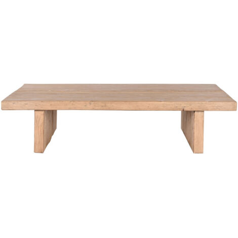 Mesa Centro Olmo Macizo 170X100X40 Natural Natural