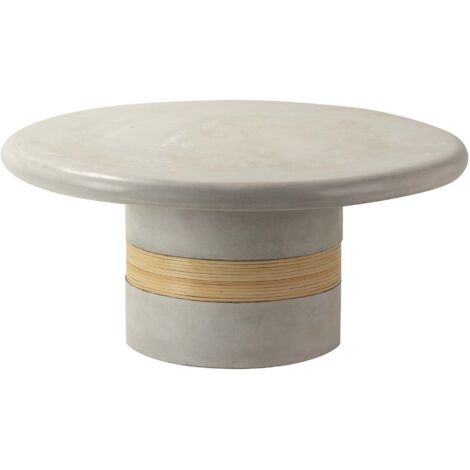 Mesa Centro Piedra Ratan 85X85X38 Cm