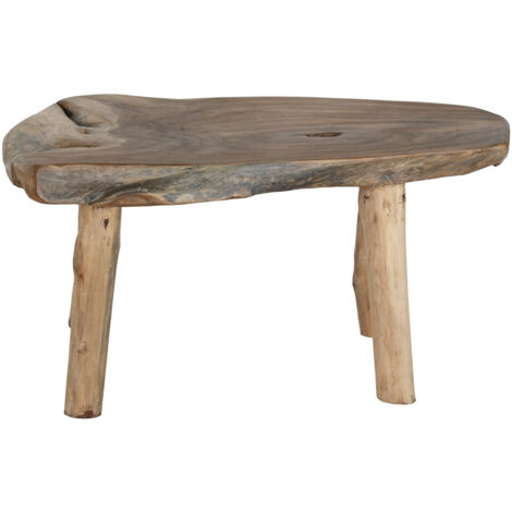 Mesa Centro Raiz De Teca 110X70X50 Natural