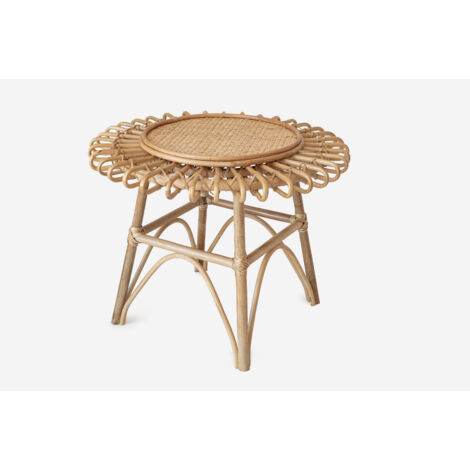 MESA CENTRO RATAN Ø60X45CM