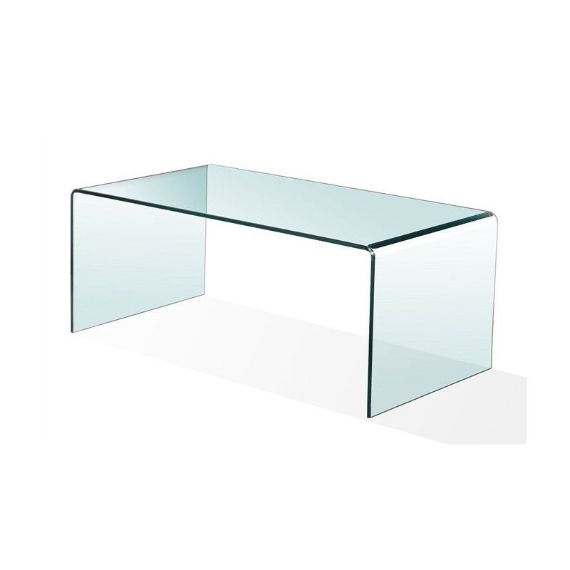 

Iberahome - Mesa CHEVAL, baja, cristal curvado, 100x48 cms