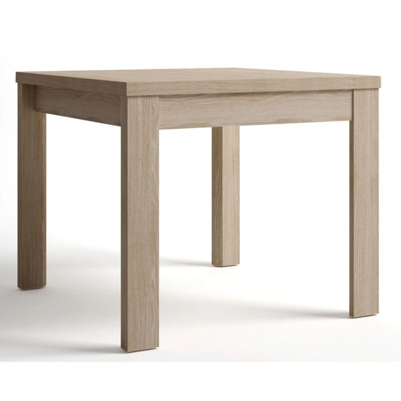 

Mesa comedor extensible en varios acabados 76 cm(alto)90-180 cm(ancho)90 cm(largo) Color Sable