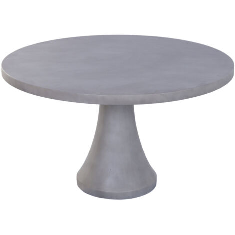 Mesa Comedor Hormigon 130X130X75 Gris