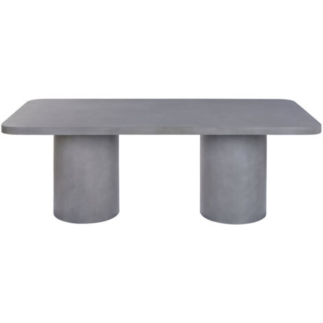 Mesa Comedor Hormigon 200X100X74 Gris