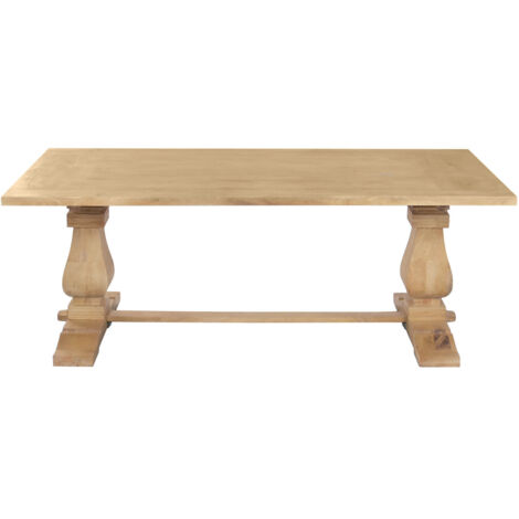 Mesa Comedor Madera Maciza Mango 215X100X76