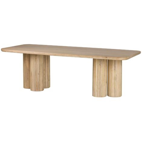 Mesa Comedor Madera Mango Marron Felo 240X100X76Cm
